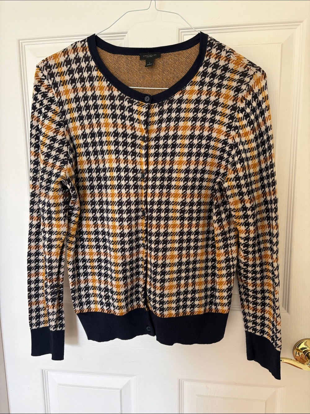 Houndstooth cardigan